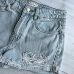 PacSun  Light Ripped Denim Mom Short Size 23 Photo 1
