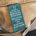 Ralph Lauren Lauren Tan Mid Rise Dress Pants Womens 12 Classic Preppy Old Money Photo 2
