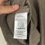 Eddie Bauer  Tan Waffle Knit Top Henley Casual Neutral Long Sleeve Tee XL Photo 2