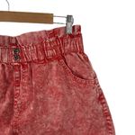 Wild Fable  High -Rise Pull-On Paperbag Shorts Dark Orange Cuffed Summer Medium Photo 4