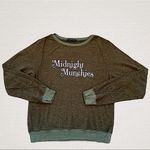 Wildfox  Baggy Jumper Sweatshirt NEW Midnight Munchies Olive Small Oversized Photo 9