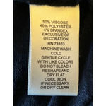 Cable & Gauge Women's  Navy Blue Hoodie, size Large Photo 4