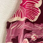Equipment Womens Shirt Tank Pink Purple Hawaiian Tropical Floral Silk Size Small Photo 5