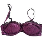 AGENT PROVOCATEUR Jesse Purple Polka Dot Bra‎ 32C *Rare* Size undefined Photo 0