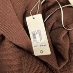 New! Favorite Daughter Irene Sweater Off the Shoulder Maxi Dress Brown Size XL Photo 9