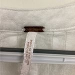 Free People  White Long Sleeve Blouse with Tie Front Photo 1