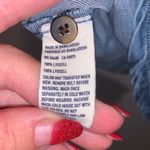 American Eagle  Outfitters blue floral denim long sleeve mini dress Photo 7