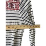 Lucky Brand Size M Boat Neck Red White Blue Striped Top Photo 5