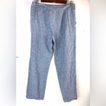 Draper James  8 Beachcomber Linen Cotton Sky Blue Wide Leg Pants Photo 1