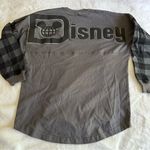 Disney  Spirit Jersey Gray Plaid Retired Women's Size Medium Photo 1