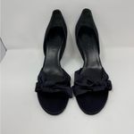 CELINE  Satin Open Toe Heels Size 10B Photo 3