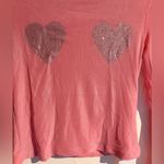 Pink rhinestone heart top NWT Size M Photo 2