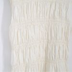 Rails Tilda Smocked Midi Dress Cotton Poplin Sleeveless in White Women's S Photo 3