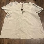 Listicle  • Pink Suede Blouse with Bows Photo 0