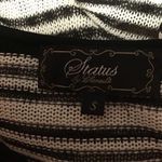 Chenault striped V Neck Beachy Sweater White Photo 1