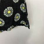 Modcloth Daisy Floral Print Linen Blend Short Sleeve Top Women's XS Photo 2