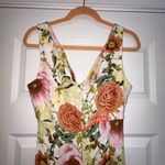 Paper Heart New, Floral Print Linen Blend Sleeveless Maxi Dress Size S Photo 6