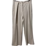 Free People New  Tyler Menswear Light Tan‎ Wide Leg Trousers Pants Large Photo 3