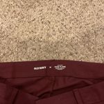 Old Navy Maroon Pixie Flare Pants Photo 2