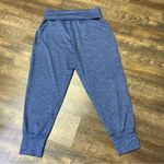 Aerie OFFLINE The Hugger Foldover Waist Pocket Jogger Blue Soft Large High Waist Photo 8