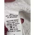 INOAH Crinkle Sunflower Wearable Art White Blouse Shirt Size Small Short Sleeve Photo 3