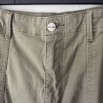 Driftwood Jeans Utility Boyfriend Crop Pant Portofino Green Floral Embroidered Photo 4