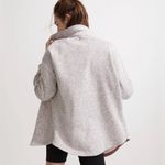 Madewell  MWL (Re)sourced Sweater Fleece‎ Shirt-Jacket in Heather Pale Thistle XS Photo 3