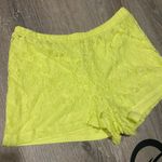 Forever 21 Neon Lace Knit Shorts Photo 2