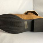 Maurice's Faux fur ankle boots Fold Over Women’s size 11 Tan Side Zipper EUC Photo 13