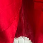 Reformation Buttercup Dress Strapless A-Line Tulle Skirt Red Size 8 Photo 5