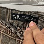 ZARA  Academia Plaid Trousers Pants Size XS Photo 6
