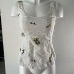 Anthropologie  Vanessa Virginia embroidered corset tank top Photo 3
