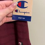 Champion New  Maroon Sports Crop Tank Top Size 2XL Photo 2