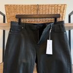 AG Adriano Goldschmied NWT The Farrah High-Rise Skinny Shimmer Black Jeans, 33 Photo 12