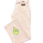 Wrangler  936 Slim Fit Cowboy Cut Jeans White 33x30 RN 130273 Vintage Photo 5