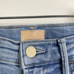 Mother The Hustler Ankle Fray Jeans Size 26 Limited Edition Blue Raw Hem Stretch Photo 5