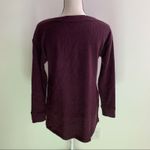 Loft  Classic Purple Boatneck Ribbed Sweater size XS New Photo 1