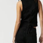 Beckett Denim Suit Vest Black Photo 3