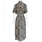 Anthropologie Exquise  Cotton Blend
Relaxed Leopard Tobie Shirt Dress Size XLarge Photo 4