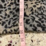 Mystree  Leopard Print Shawl Collar Cardigan Jacket Women Size Large Photo 6
