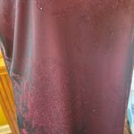 Lisa Jo Y2K black/red/sparkly sleeveless Showgirl midi dress. Size 12. Black Photo 3