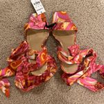 EXPRESS NWT  floral print heels Photo 1