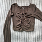 Aeropostale  Long Sleeve Brown Shirt Photo 0