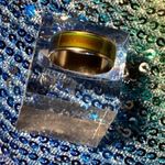 Boutique Rainbow Mood Ring Size 10 Womens Sterling Silver 925 Jewelry gift emo egirl Photo 5