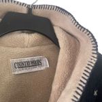 Country Woods Vintage 90s Women's Size XL Fleece Mountain Elk Woods Toggle Coat Blue Photo 3