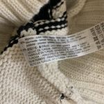 ZARA  Blue White Striped Knit Crewneck Casual Pullover Sweater Small Oversized Photo 4