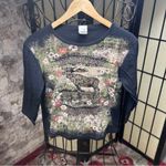 Y2K Creative Apparel Concepts Chocolate Moose/Connecticut Graphic Black Top: XL Photo 2