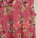 April Cornell Floral Pink Sleeveless Dress small Photo 8