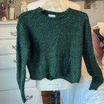 Eyeshadow Comfy Dark Green Sweater Womens XS Photo 2