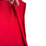 Loft Red Stretchy Sleeveless Above Knee A-Line Dress Holiday Christmas Size 10 Photo 2